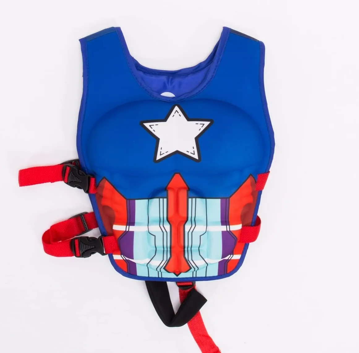 JKSPORTS Kids Swimming Vest Life Jacket Learn-to-Swim Buoyancy Aid Vest Children Float Vest Kids Swimming Training Jacket Learn to Swim for Boys Girls Begin to Swim 3D Cartoon Swim Vest