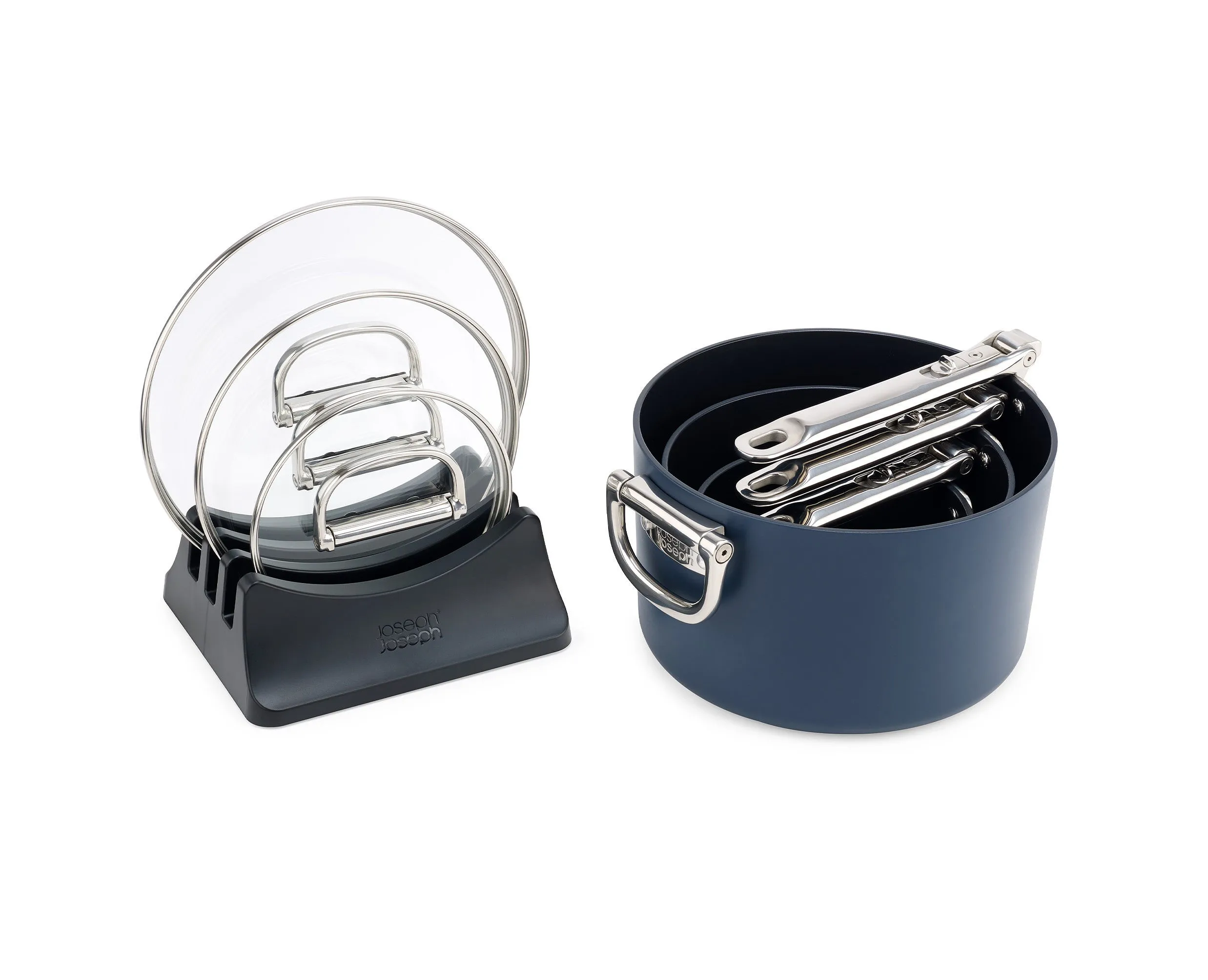 Joseph Joseph  Space Non-stick 3 Piece Saucepan Set