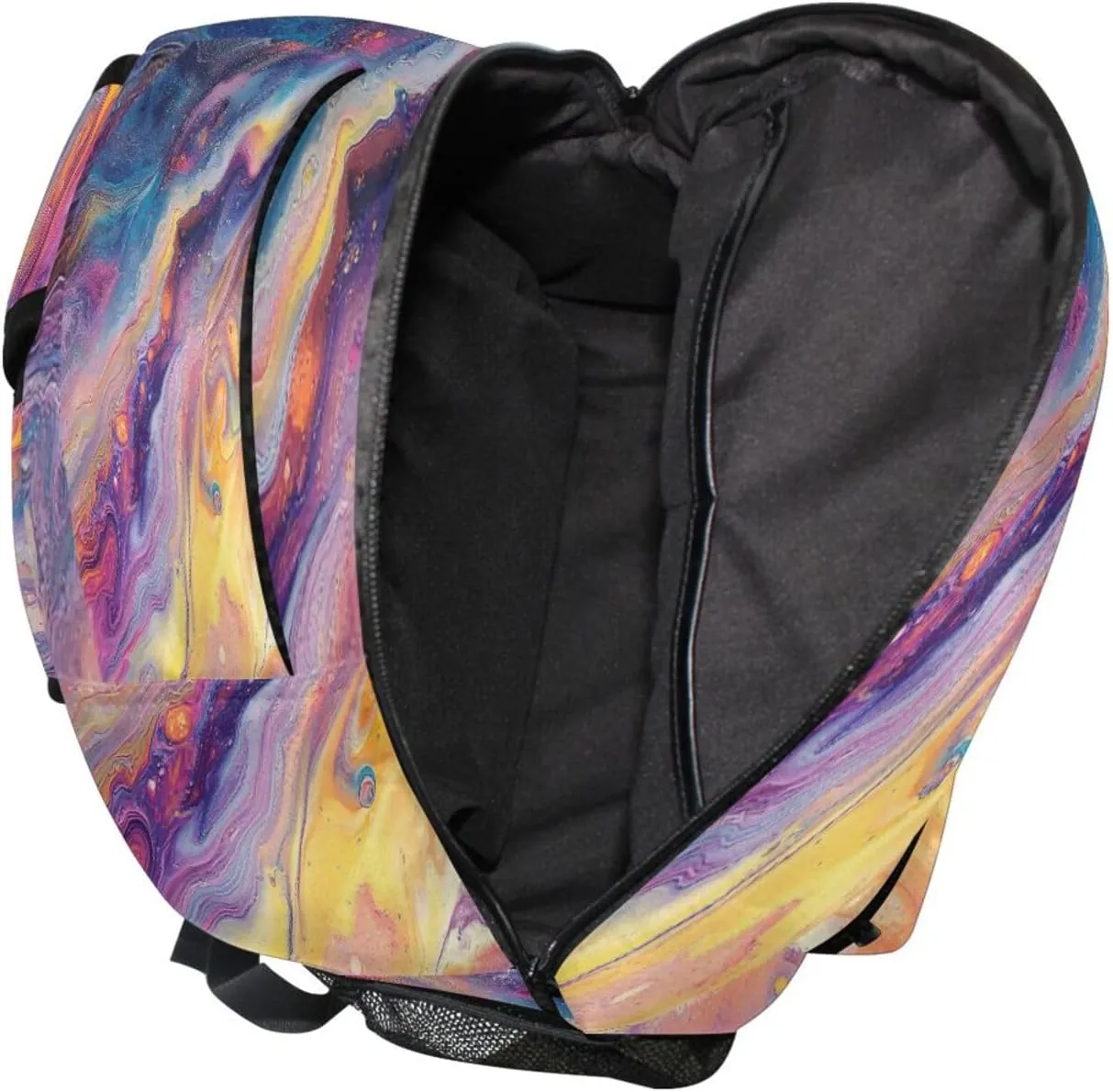 JSTEL Kid Graffiti Art Backpack for Boy Girl Elementary School Bag Graffiti Art Bookbag Child Back to School Gift,046
