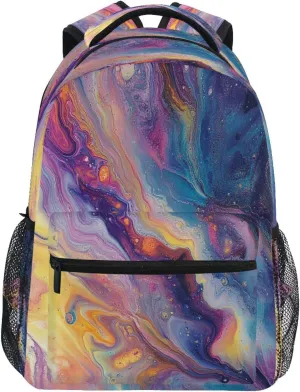 JSTEL Kid Graffiti Art Backpack for Boy Girl Elementary School Bag Graffiti Art Bookbag Child Back to School Gift,046