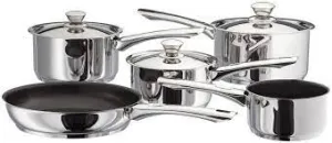 Judge Platina 5 Piece Saucepan Set