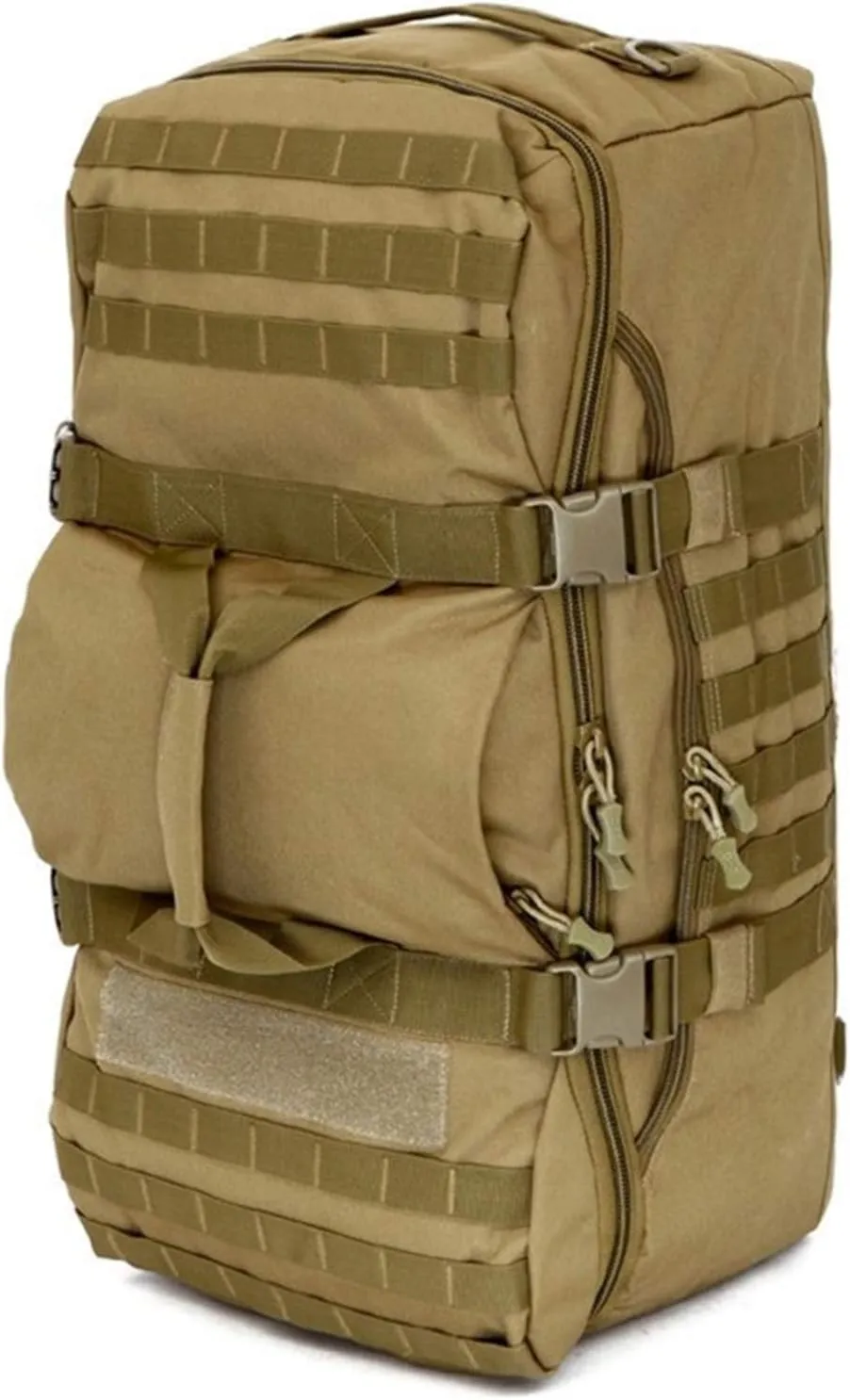 Jungle Leopard 60L Military Tactical Molle Backpack Large Capacity for Men Women Travel Hiking Backpacks Rucksack(S433-60-T)