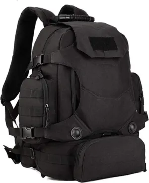 Jungle Leopard Travel Backpack Army Molle Sport Bag Men Camping Hiking Tactical Backpack Military Backpack 40L(S427-40L-BK)