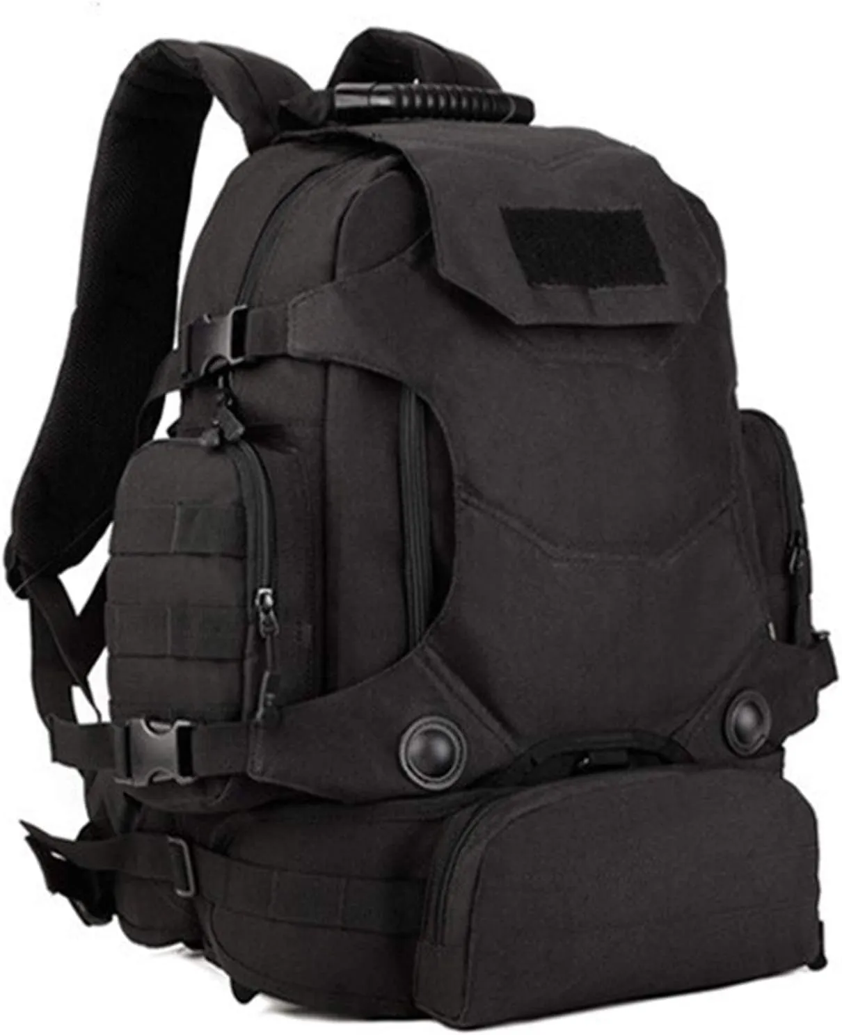 Jungle Leopard Travel Backpack Army Molle Sport Bag Men Camping Hiking Tactical Backpack Military Backpack 40L(S427-40L-BK)