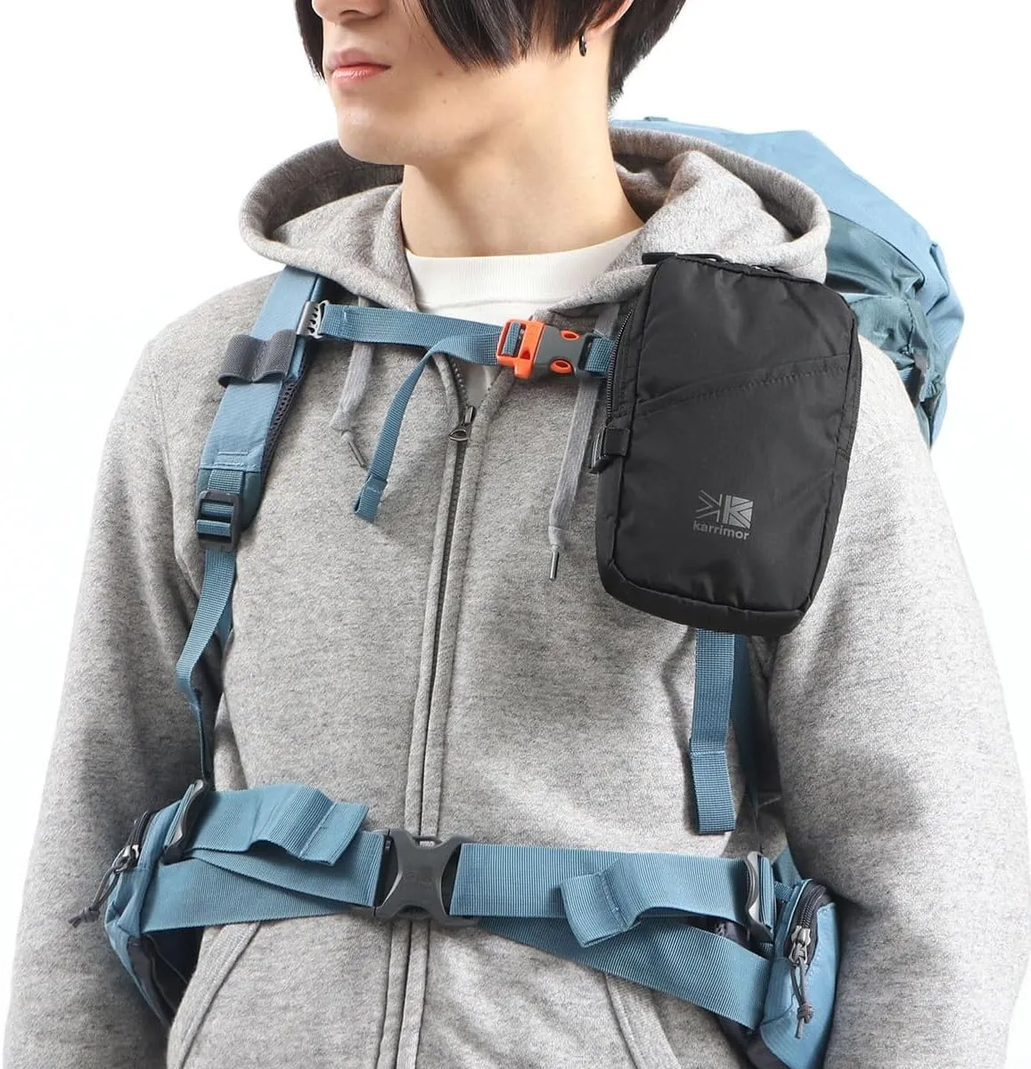 Karimer TC Padded Pouch for Mountain Climbing, Black