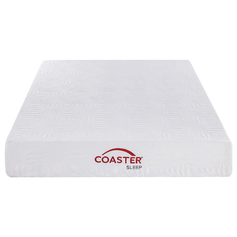 Keegan 8" Queen Memory Foam Mattress White - 350063Q