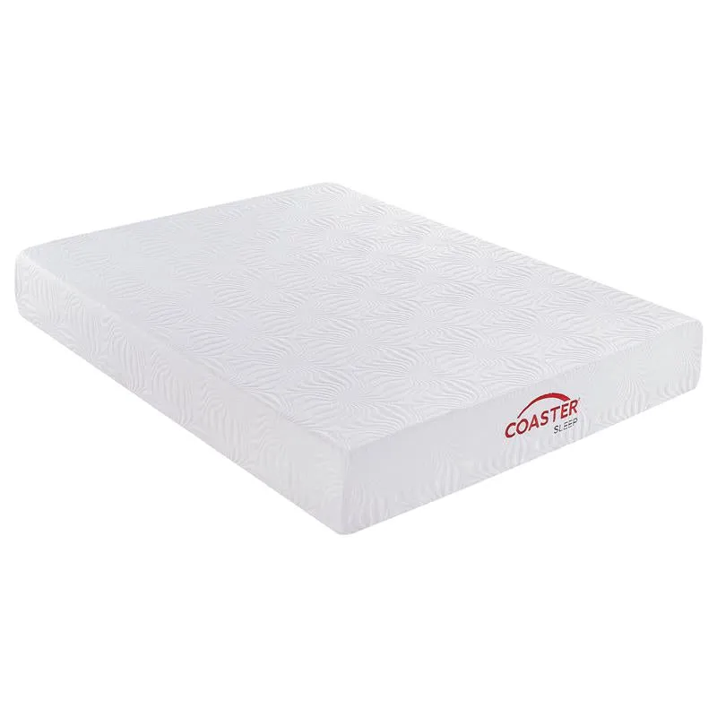 Keegan 8" Queen Memory Foam Mattress White - 350063Q