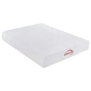 Keegan 8" Queen Memory Foam Mattress White - 350063Q
