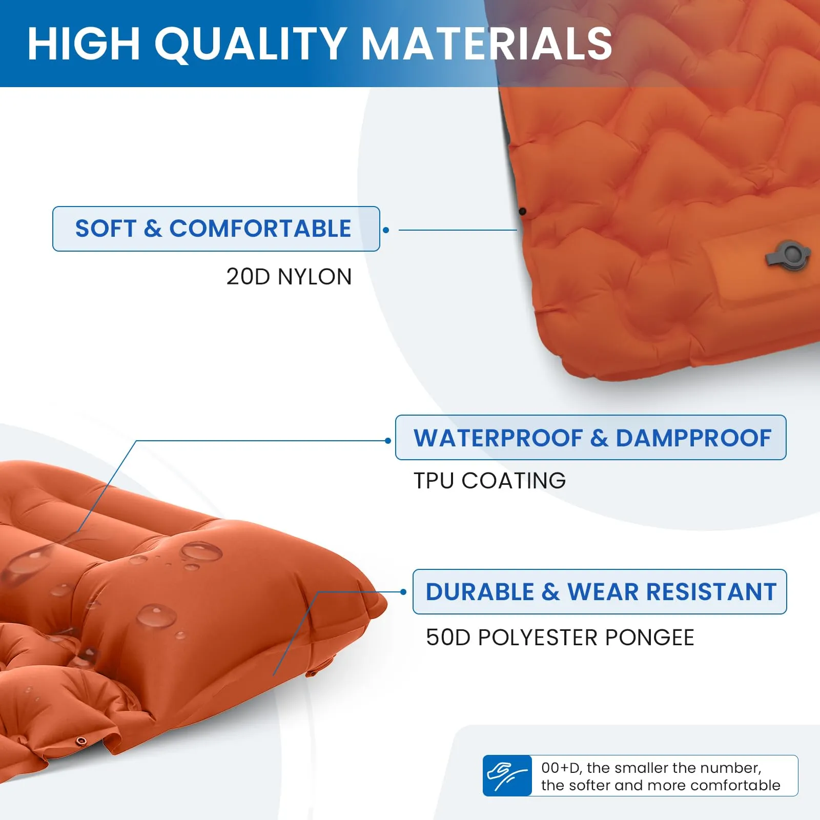 KingCamp DELUXE 10 Single Air Pad Inflatable Mattress