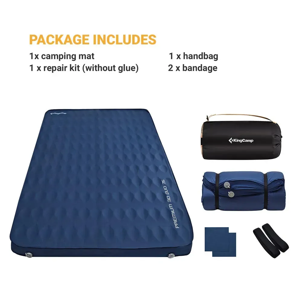 KingCamp Roll Up Camping Foam Pad 7.5 Double Self-inflateble Pad