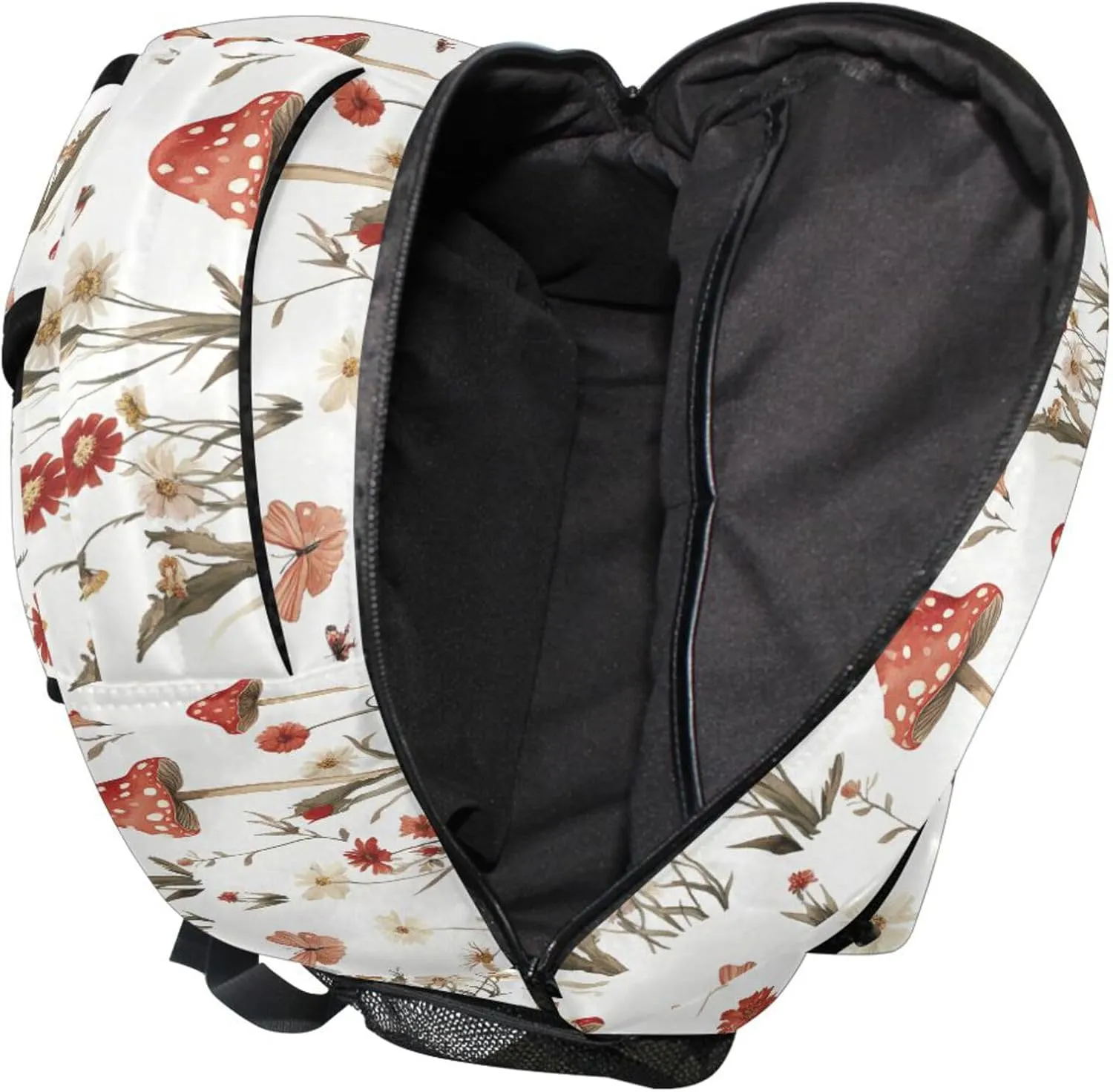 KLL Day Backpack for Teacher Nurse Waterproof Vintage Daypacks with Chest Strap Gift Men & Women Aesthetic Capybara White