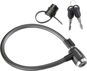 Kryptonite KryptoFlex Bike Lock Cable, 2FT/6FT Long 15mm Thick Heavy Duty Braided Steel Cable Anti-Theft Security Lock for Outdoor Equipment, Combination/Key Bike Lock