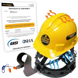 KwikSafety - Charlotte, NC - Hard Hats [Full Brim, Cap Style, Climbing Style] Type 1, Class C ANSI OSHA