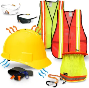 KwikSafety - Charlotte, NC - Hard Hats [Full Brim, Cap Style, Climbing Style] Type 1, Class C ANSI OSHA