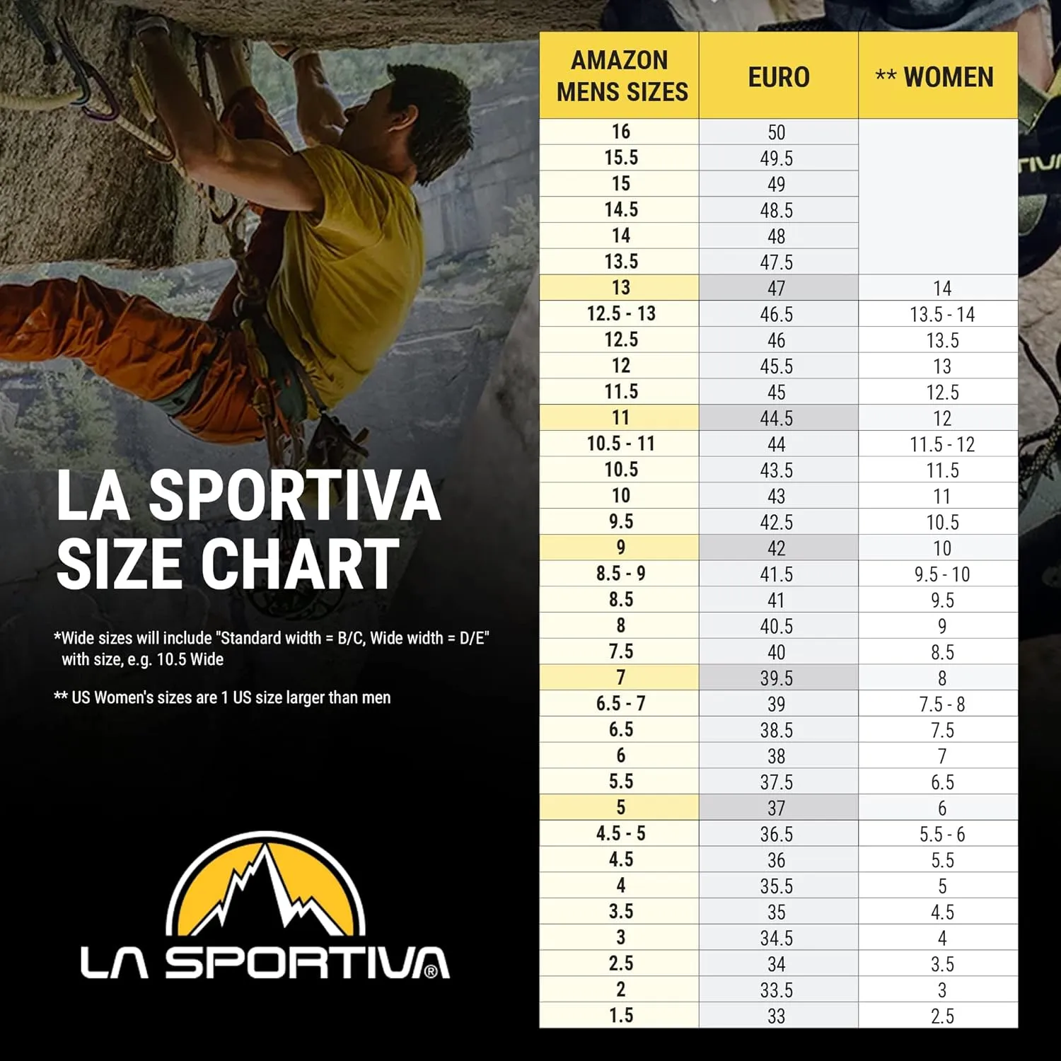 La Sportiva Mens Aragon Rock Climbing Shoes