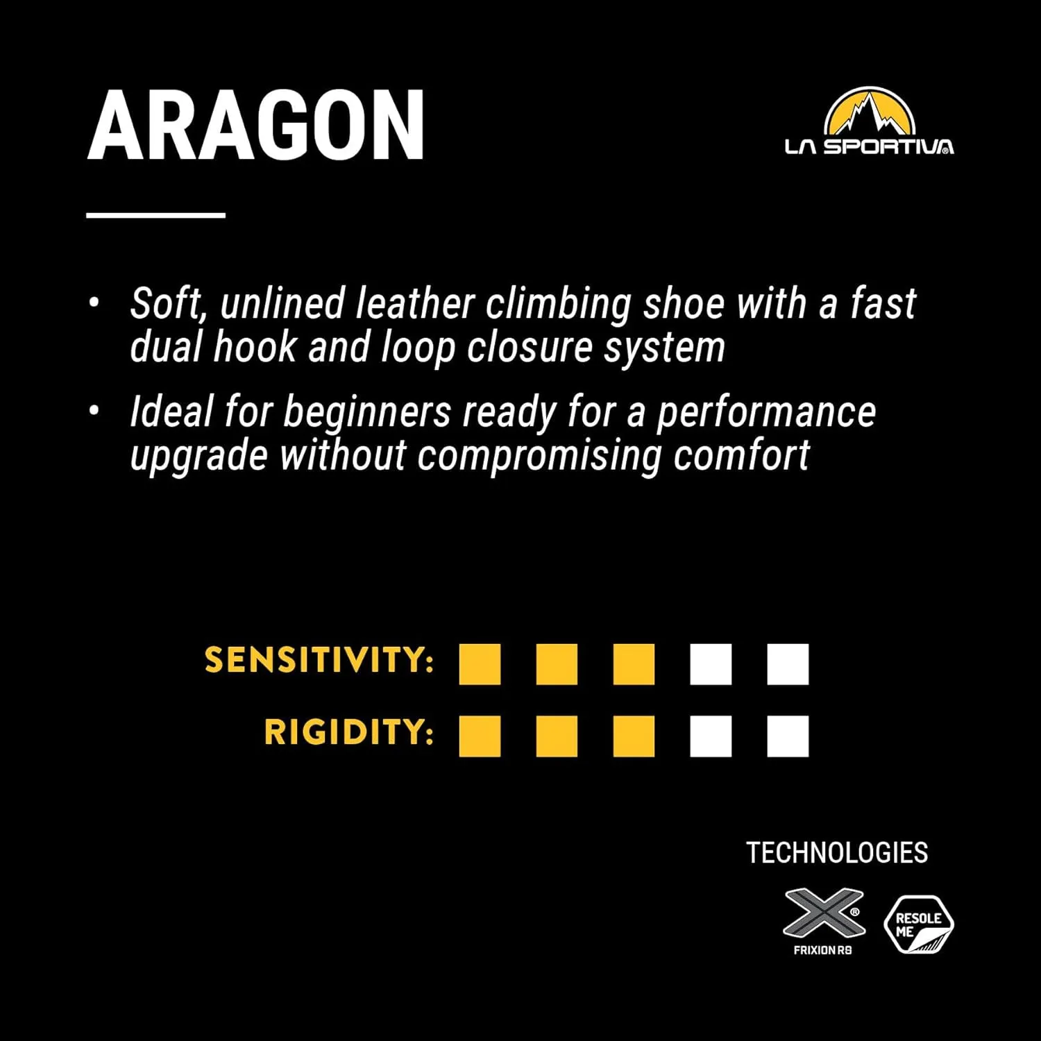 La Sportiva Mens Aragon Rock Climbing Shoes
