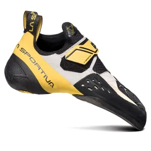 La Sportiva Solution Mens Climbing Shoe White/Yellow