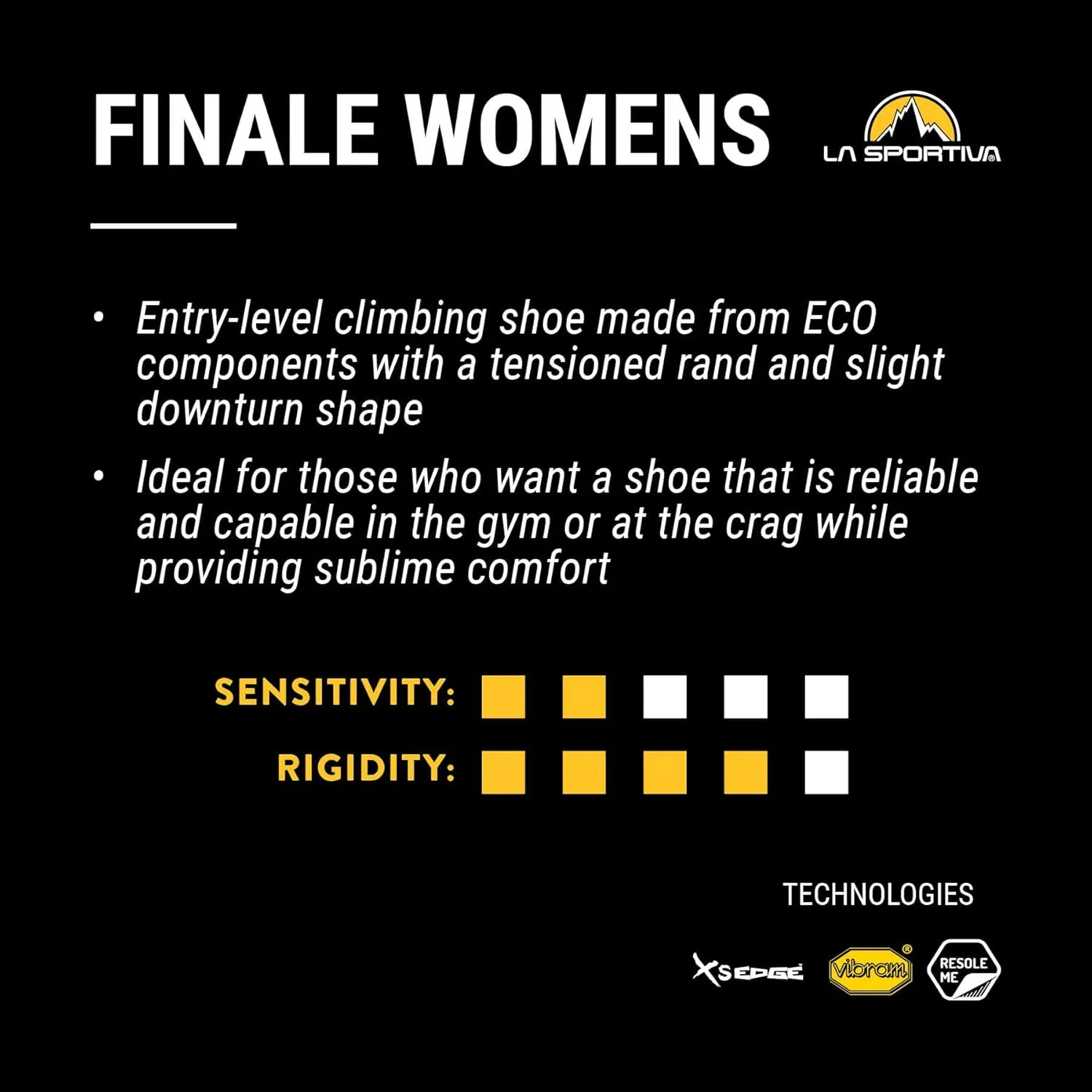 La Sportiva Womens Finale Rock Climbing Shoes