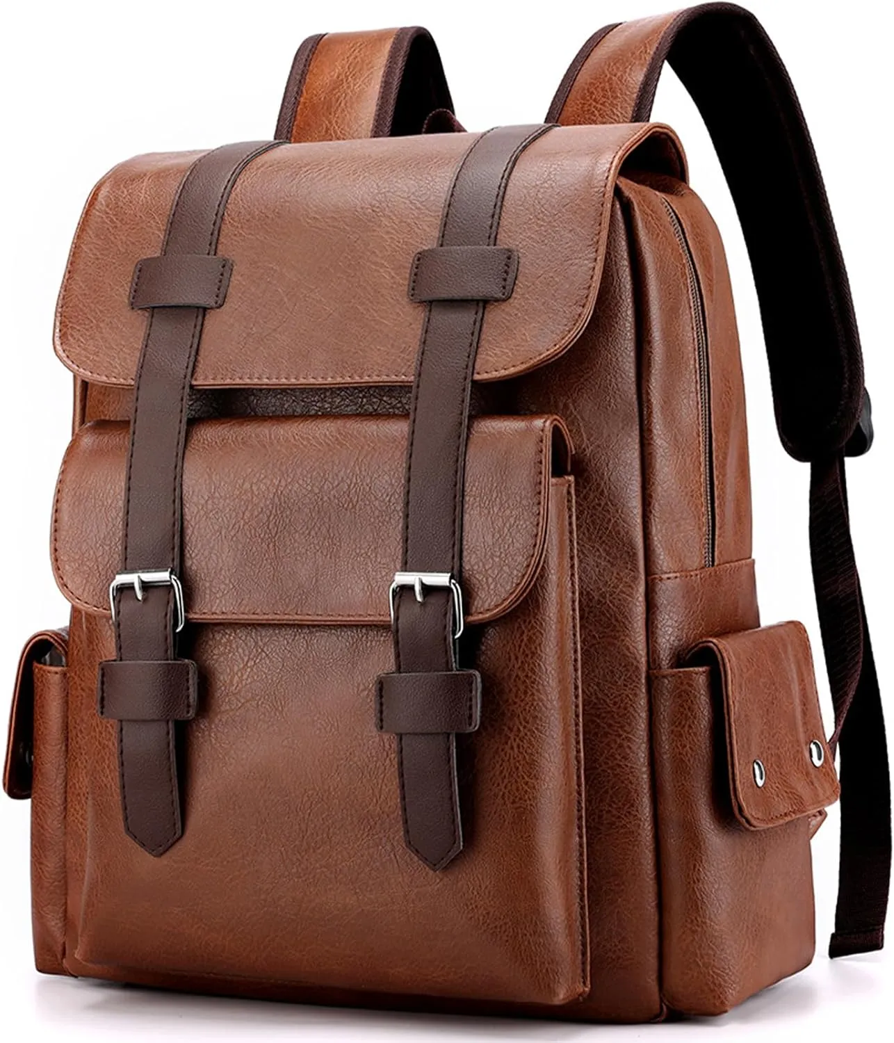 Laptop Backpack for Men Light Brown Large Travel Work Backpack Teacher Business Back Pack