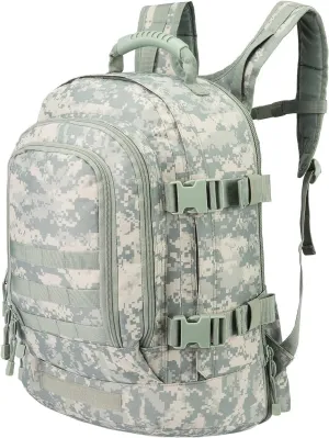 Large Tactical Expandable Backpack 39L-64L Military Bug Out Bag With Waist Strap