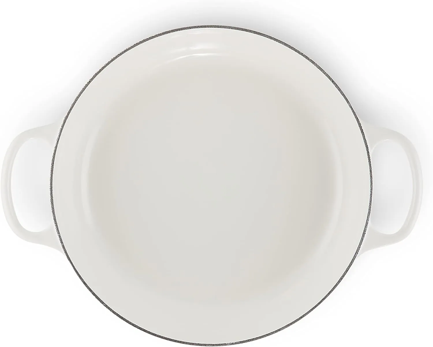 Le Creuset Enameled Cast Iron Signature Braiser, 3.5 qt., White