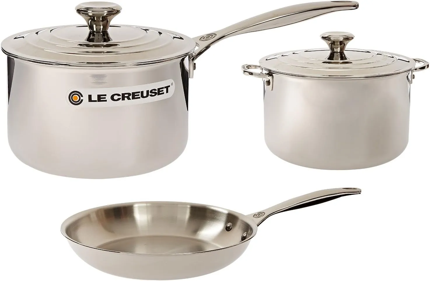 Le Creuset Tri-Ply Stainless Steel 5 pc. Cookware Set, 5 pc