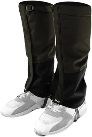 Leg Gaiters, Hiking Waterproof Leggings and Adjustable Snow Boot Covers Gaiters Mountaineering Mudguard Shoe Covers,Cycling Fender Gaiters (Color : Color 1, Size : Medium)