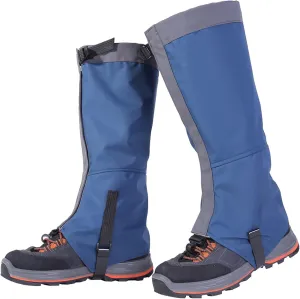 Leg Gaiters, Hiking Waterproof Leggings and Adjustable Snow Boot Covers Gaiters Mountaineering Mudguard Shoe Covers,Prevent Snake Bites