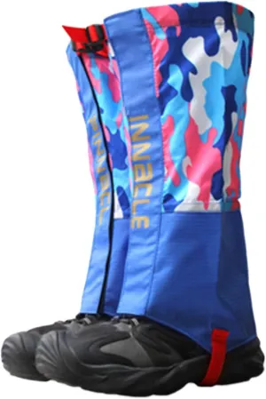 Leg Gaiters,Outdoor Leggings for Hiking Waterproof and Adjustable Snow Boot Covers Gaiters for Walking, Hunting, Suitable for Adults and Children (Color : Style 2, Size : Large)