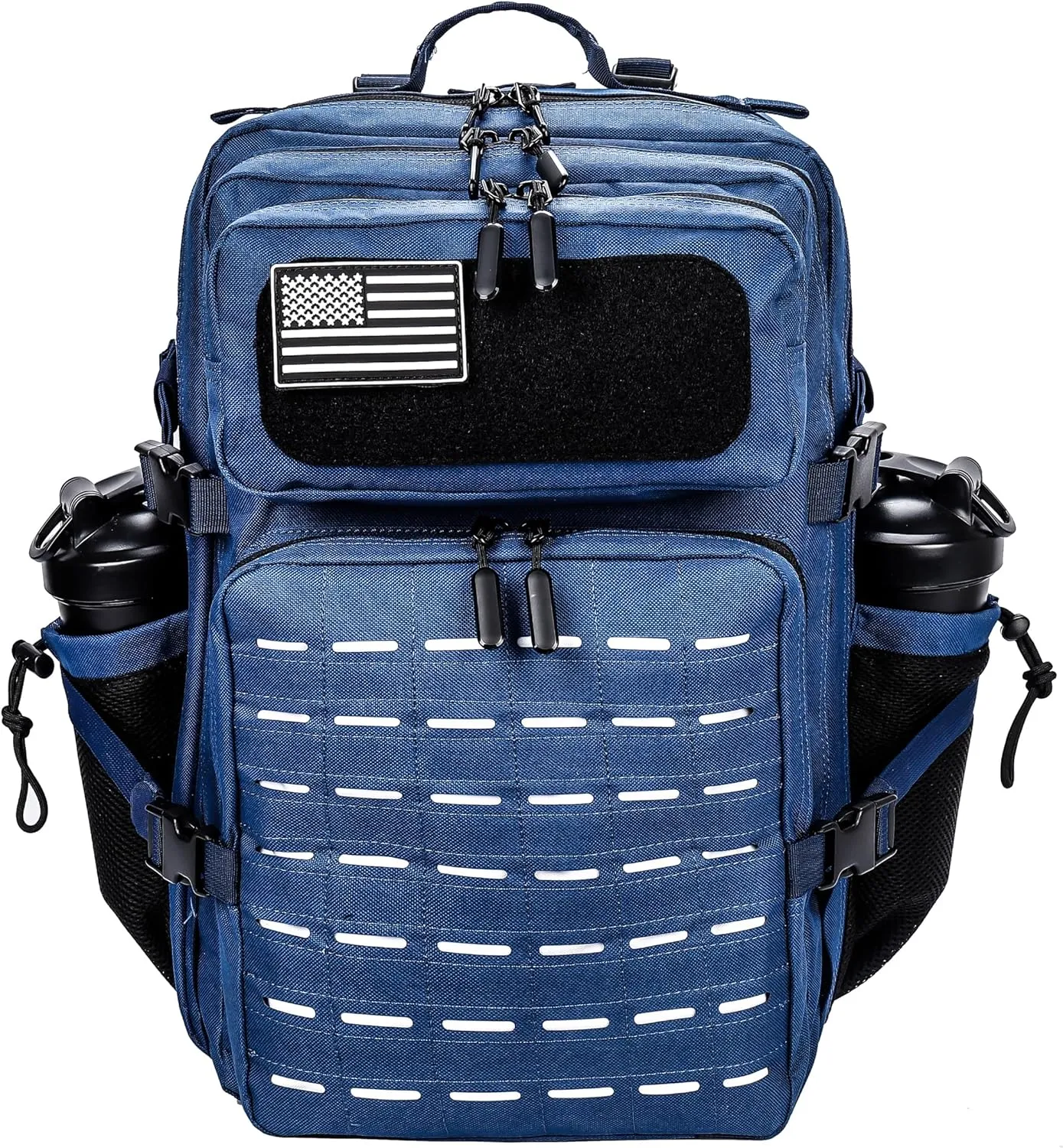 LHI Tactical Military Backpack for Men 25L/45L Large Molle Army Assault Pack 3 Day Hiking Rucksack With Bottle Holder