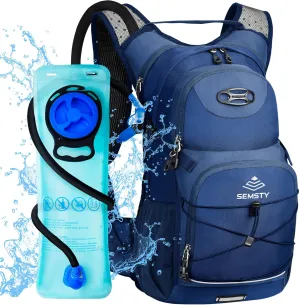 Light 25L Hydration Backpack, Rain Cover, 3L Water Bladder - SEMSTY