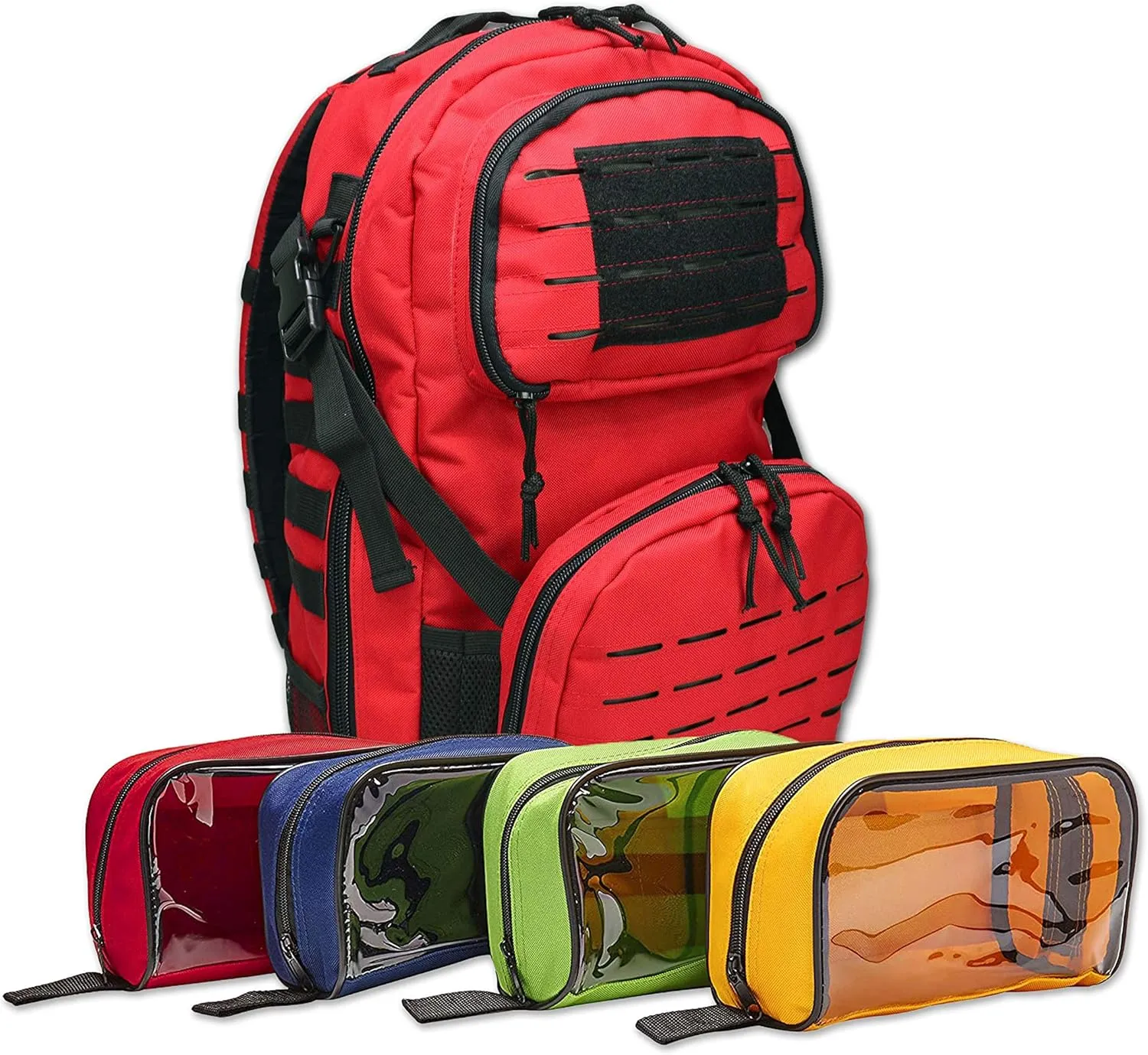 Lightning X Premium Tactical Medic Backpack w/Modular Pouches & Hydration Port