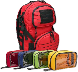 Lightning X Premium Tactical Medic Backpack w/Modular Pouches & Hydration Port