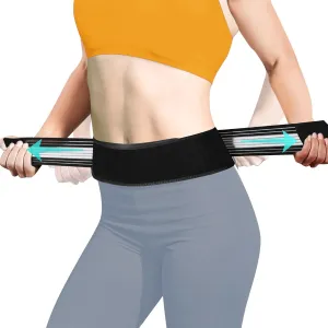 Lightweight Back Brace for Lower Back Pain Under Clothes - Relief from Sciatica, Hip and Spine Pain - Breathable & Adjustable Lumbar Support Belt for Home, Work and Exercise-Suitable for Women&Men XL