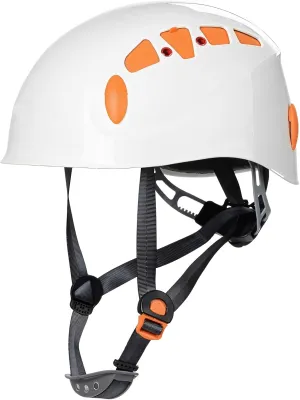 Lightweight Climbing Helmet for Outdoor Sports, Abs Pc Protection, Adjustable Fit, Ventilated Design, Ideal for Caving and Rock Climbing
