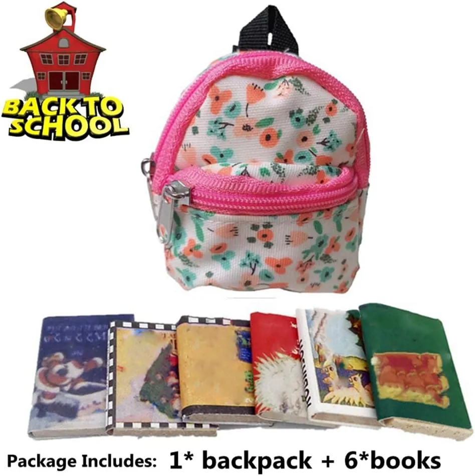 Lizard backpack for Bearded Dragons School Bag & Books Set Reptile Apparel Accessories Handmade Photo Party Back to School Supplies for Lizard Bearded Dragon Crested Gecko Chameleon (Flower)