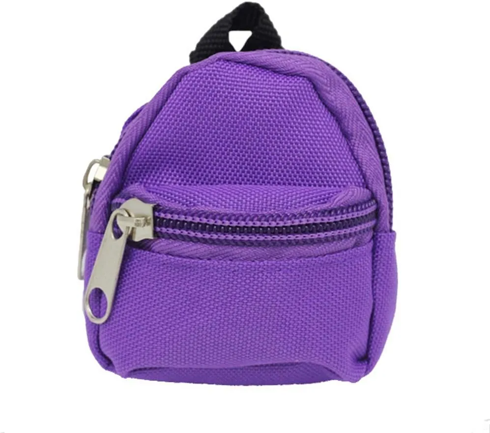 Lizard backpack for Bearded Dragons School Bag & Books Set Reptile Apparel Accessories Handmade Photo Party Back to School Supplies for Lizard Bearded Dragon Crested Gecko Chameleon (Purple)