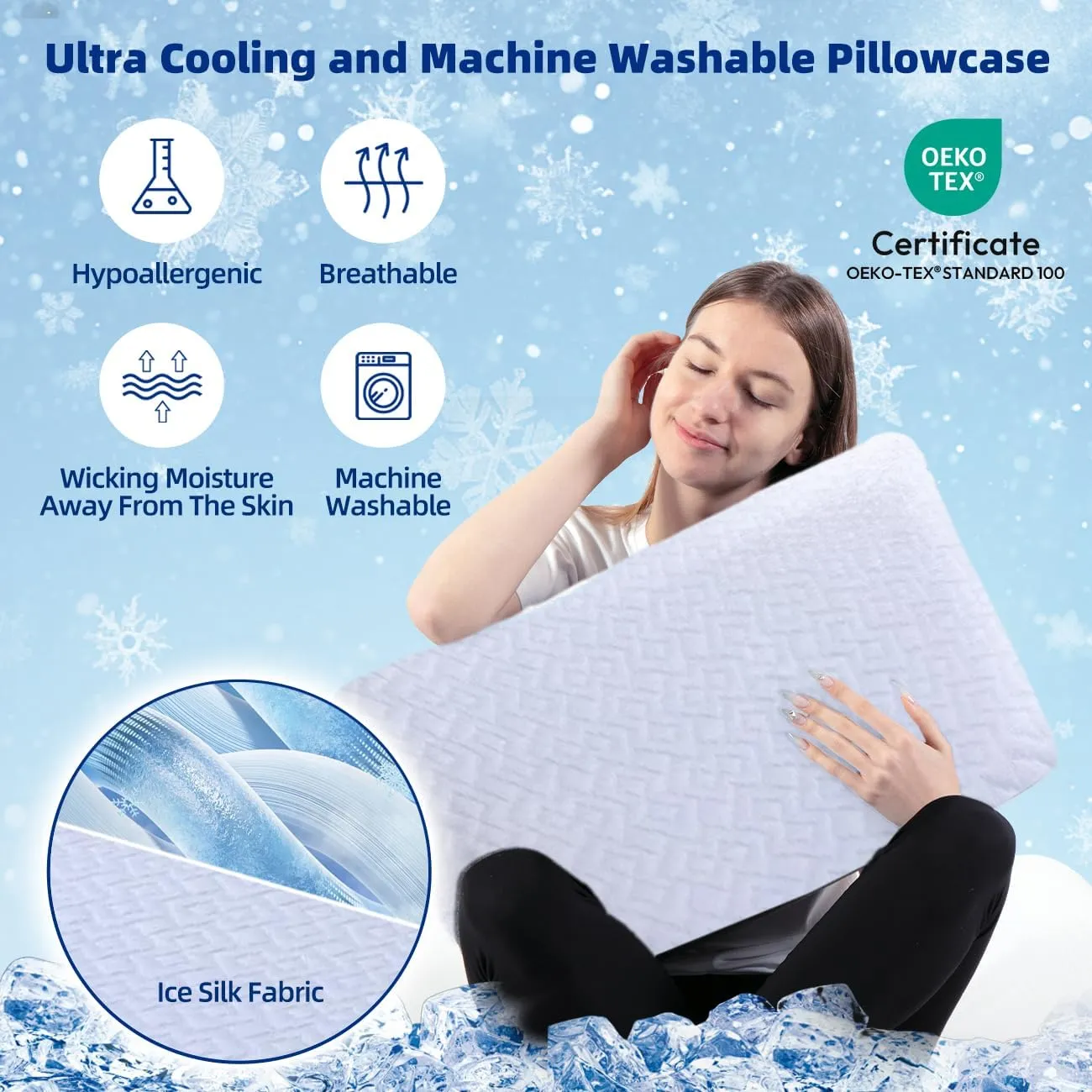 LOFE Adjustable Memory Foam Pillow - 4 Heights from 1.2 to 4.8in, Cervical Pillow for Neck Pain Relief, Neck Support Pillow for Side Sleepers, Cooling for Back/Stomach Sleeping, CertiPUR-US