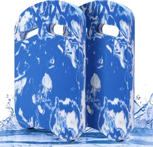 Luismia 2Pcs Safety Swimming Kickboard, U Design Beginner Training Aid Pool Kick Board High Buoyancy Float Swim Train Equipment with Integrated Hole Handle for Kids Adult