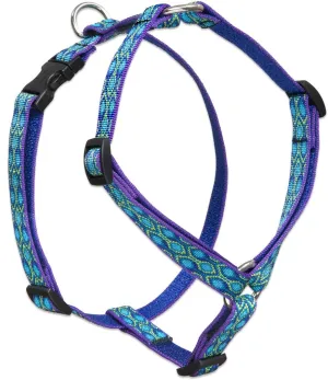 LupinePet Originals 3/4" Rain Song 14-24" Adjustable Roman Dog Harness for Medium Dogs