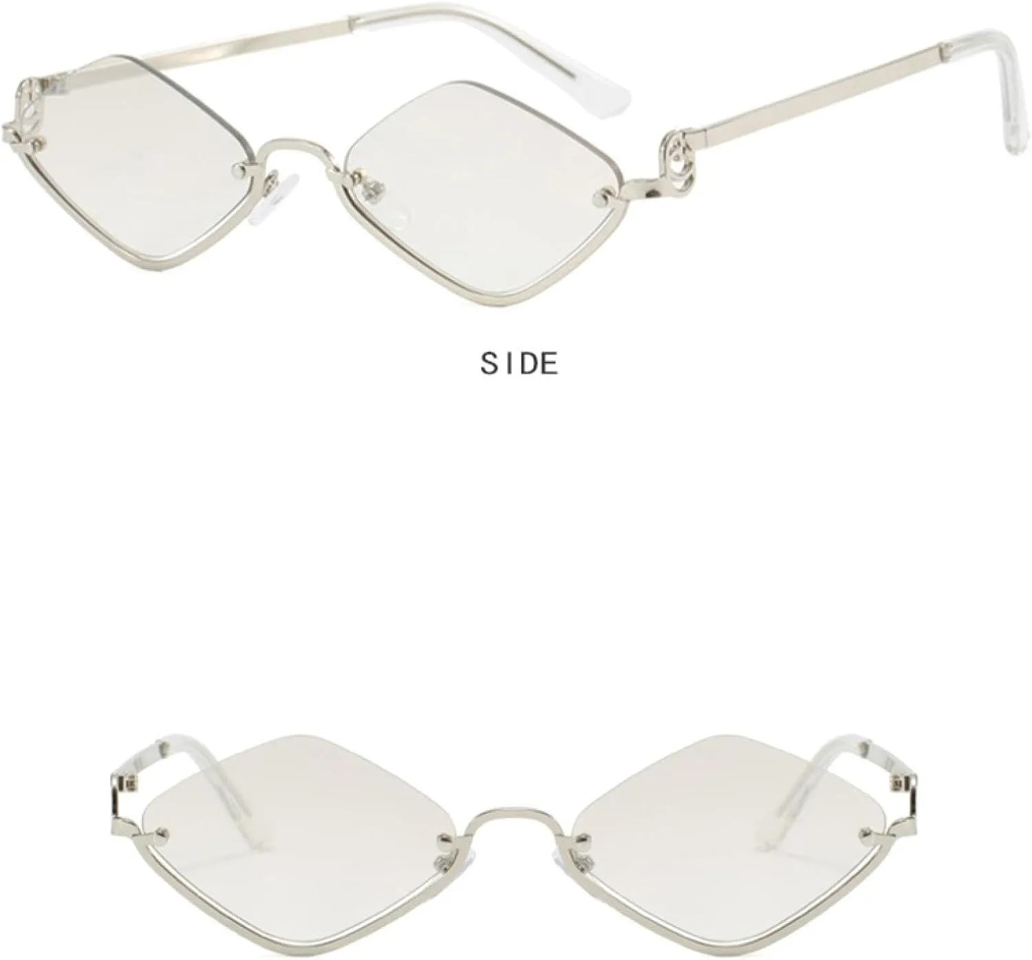 Luxury Sunglasses Women Men Small Polygonal Metal Frame Sun Glasses Driving Travel Shades Eyewear Uv400