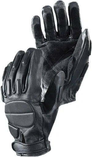 M MCGUIRE GEAR Full-Finger Leather Climbing and Rappelling Gloves
