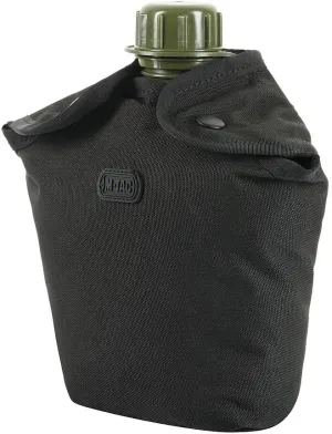 M-Tac Molle Canteen Pouch Bag - Tactical Military Water Canteen Carrier - Army Bottle Holder (Black)