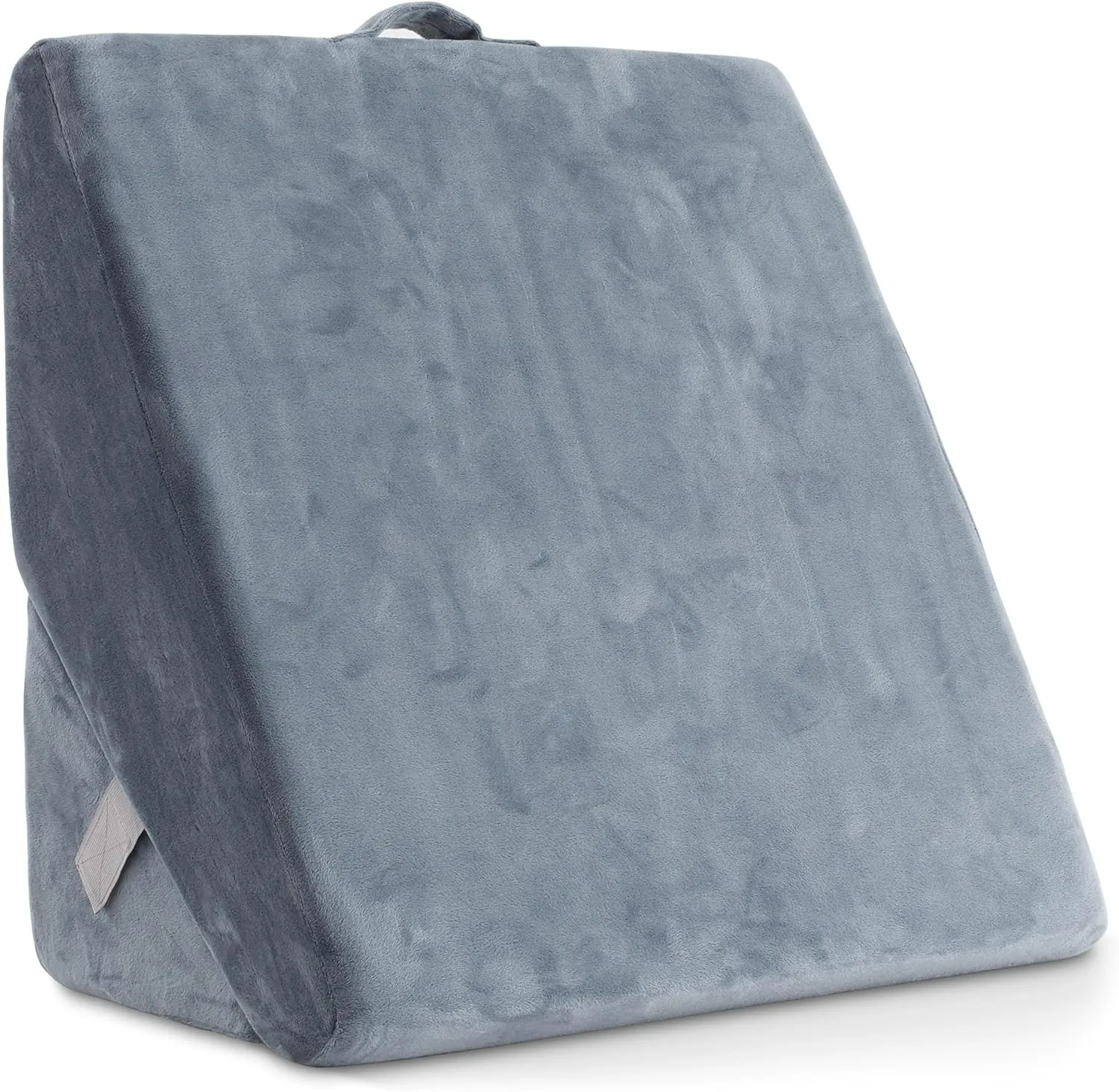 Made Medical Bed Wedge Pillow for Sleeping - 7 in 1 Folding Memory Foam Cushion, Body Positioner, Back Support for Surgery, Acid Reflux, Anti Snoring - Grey