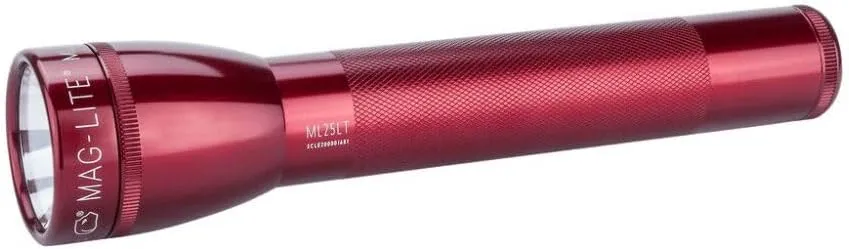 MagLite 3C Cell LED Flash Light, Red