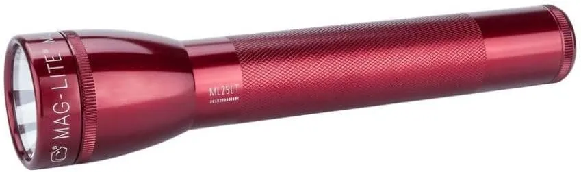 MagLite 3C Cell LED Flash Light, Red