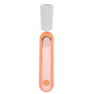Makeup Brush Cleaner Machine Electric High Speed Cleaning Tool for Home and Commercial Use (Orange)