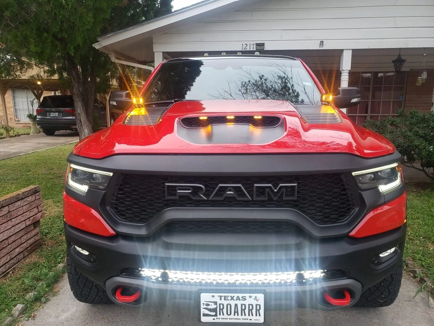 M&R Automotive LED Lightbar | Ultra-Bright 2019 2020 2021 2022 RAM TRX LED M&R 40" LIGHTBAR | Easy Install 40" LED Light in 15000 Lumens White and 7000 Lumens Amber (WHITE)