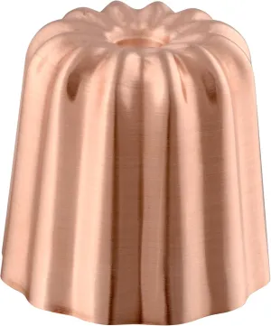 Mauviel M'Passion Copper Tinned Canele Mold, 2.2-in, Made in France