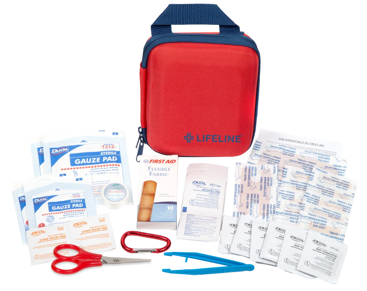 Medium Hard-Shell Foam First Aid Kit - 53 Piece